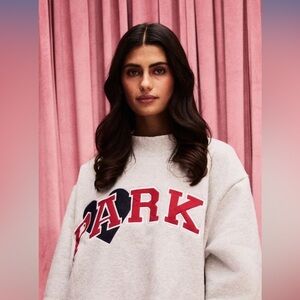 Parke Jean Heart Varsity Mockneck